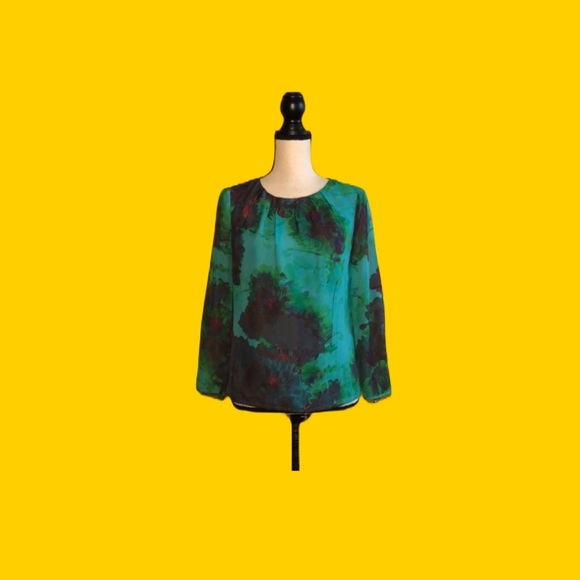 J. Crew Tops - J.CREW silk long sleeve blouse